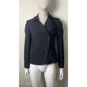 PIAZZA SEMPIONI BLACK QUILTED MOTO TRENCH 40 4